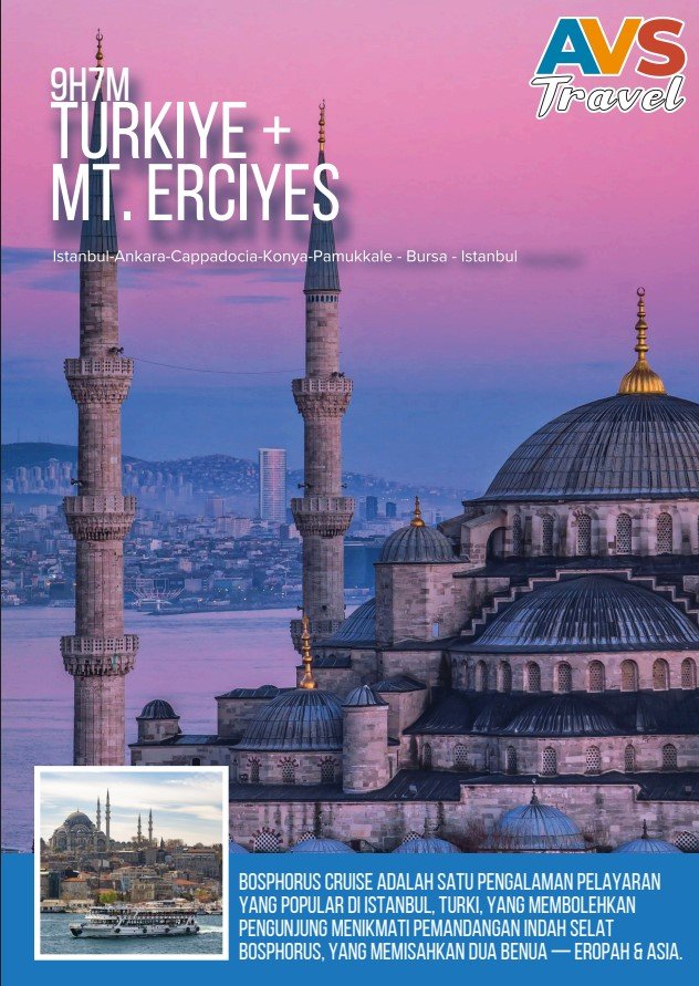 9D7N Turkiye + Mt. Erciyes